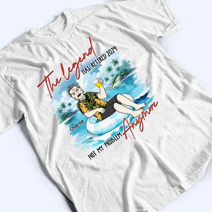 Retirement Gift Summer - Personalized Custom T Shirt -  Retirement Gift For Colleagues, Mom, Dad, Grandparent