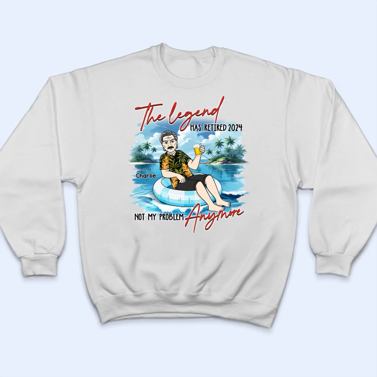 Retirement Gift Summer - Personalized Custom T Shirt -  Retirement Gift For Colleagues, Mom, Dad, Grandparent