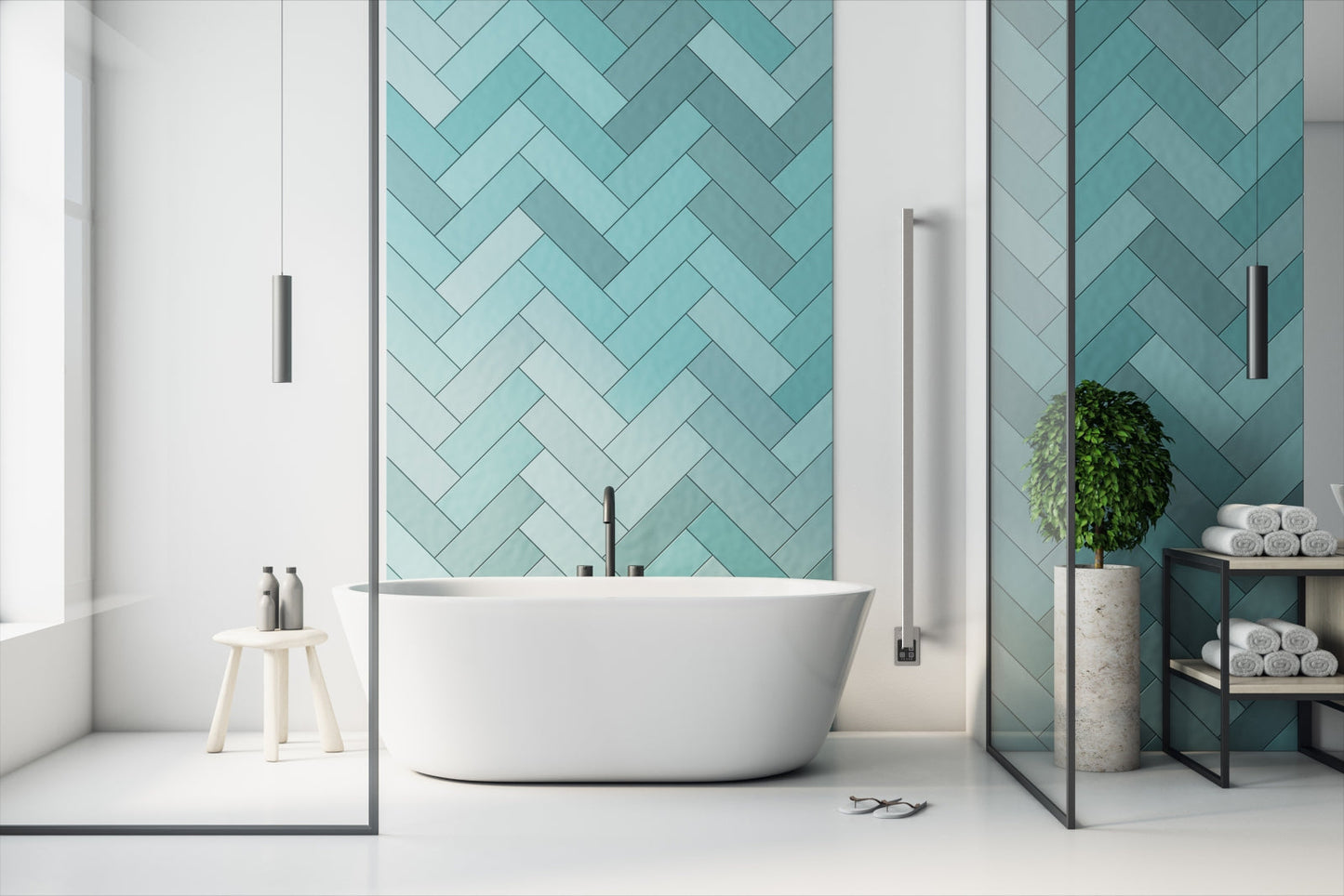Modello i Square 59" Hardwired Single Bar