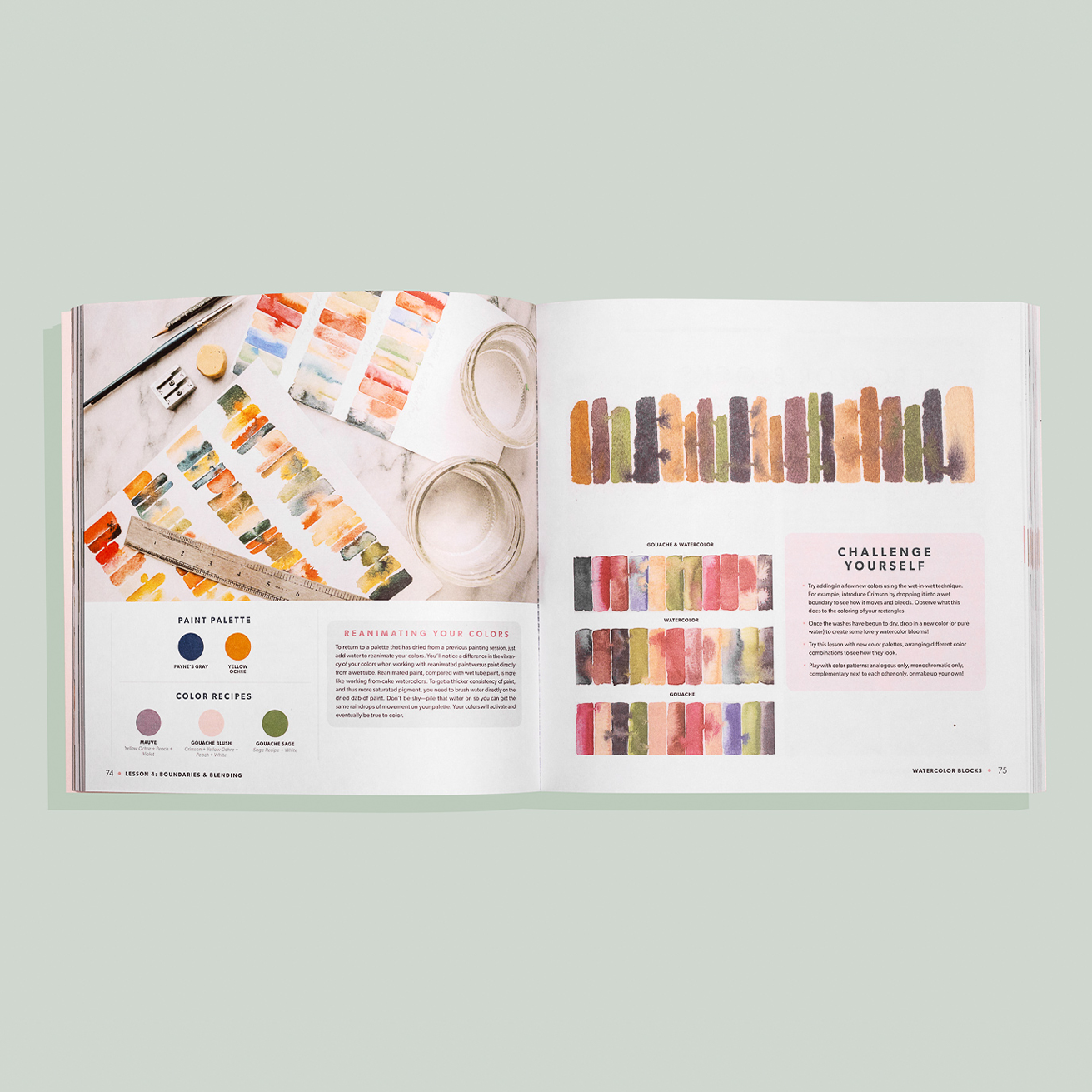 Modern Watercolor Botanicals