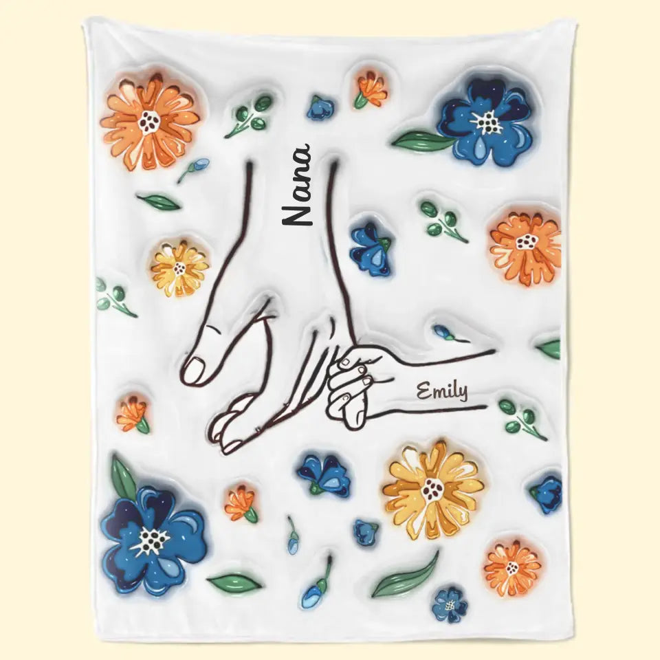 You Are My Hero - Personalized Custom 3D Inflated Effect Printed Blanket - Mother's Day, Gift For Mom, Grandma
