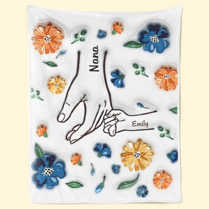 You Are My Hero - Personalized Custom 3D Inflated Effect Printed Blanket - Mother's Day, Gift For Mom, Grandma