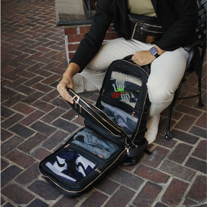 Black Monogram Leather Patented Carry-On Backpack (Only 150 Made)