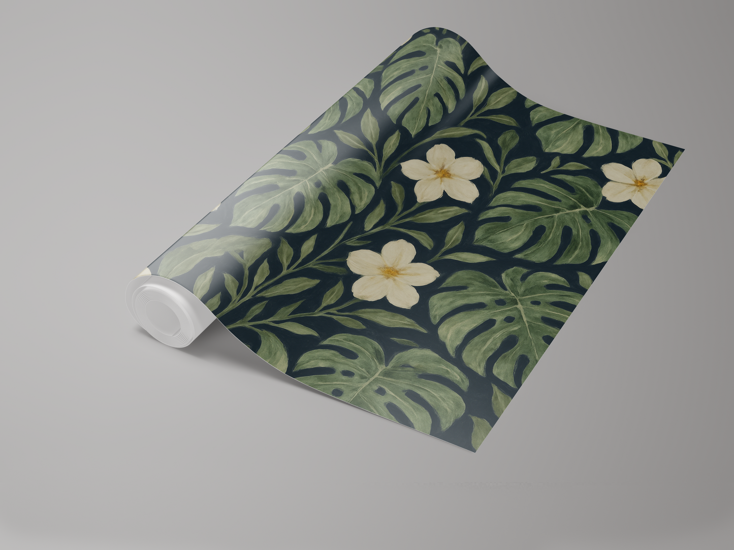 Monstera Noire Wallpaper