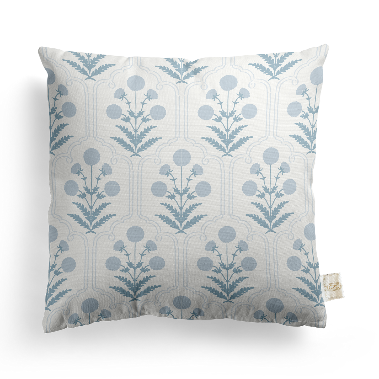 Moroccan Floral Pillow Cover | Featuring Moss Mystique Colorway