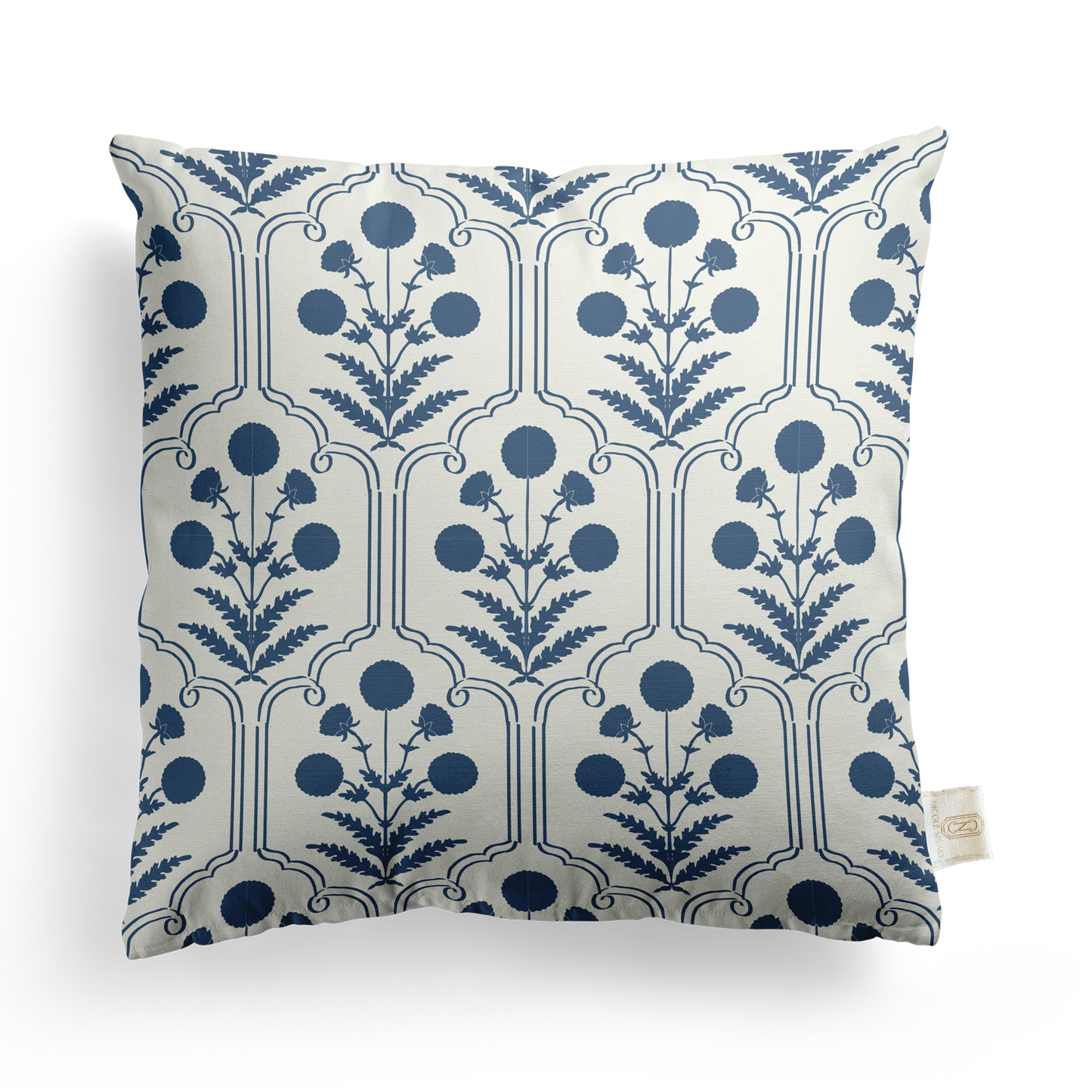 Moroccan Floral Pillow Cover | Featuring Moss Mystique Colorway