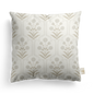 Moroccan Floral Pillow Cover | Featuring Oyster Sand Colorway