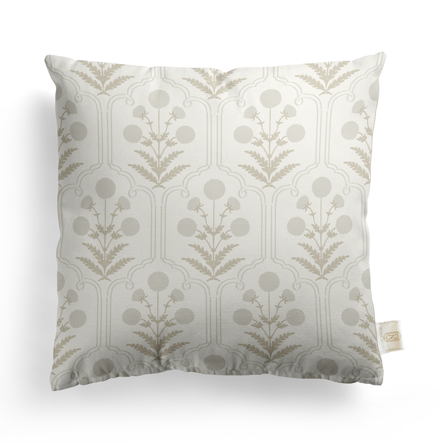 Moroccan Floral Pillow Cover | Featuring Moss Mystique Colorway
