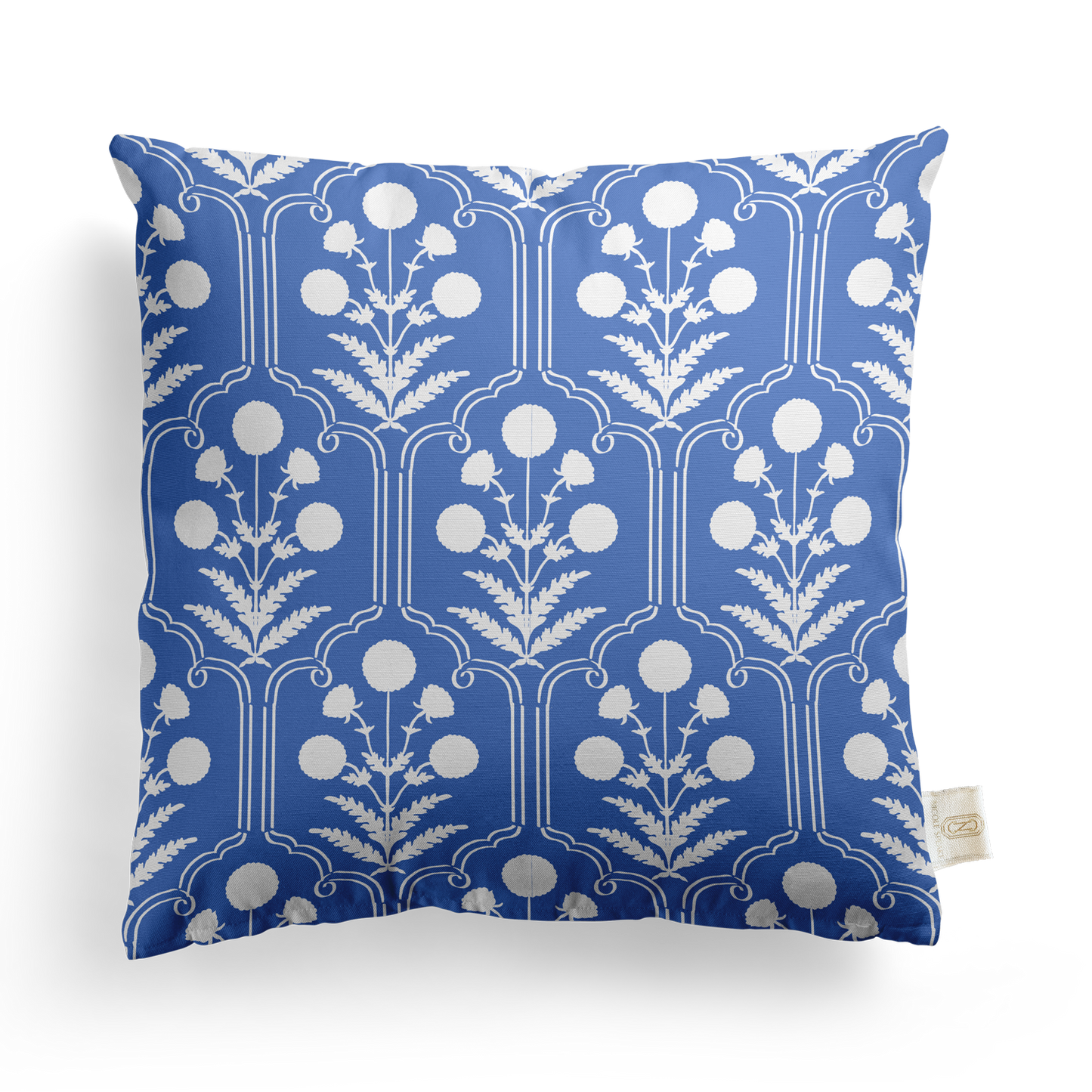 Moroccan Floral Pillow Cover | Featuring Oyster Sand Colorway