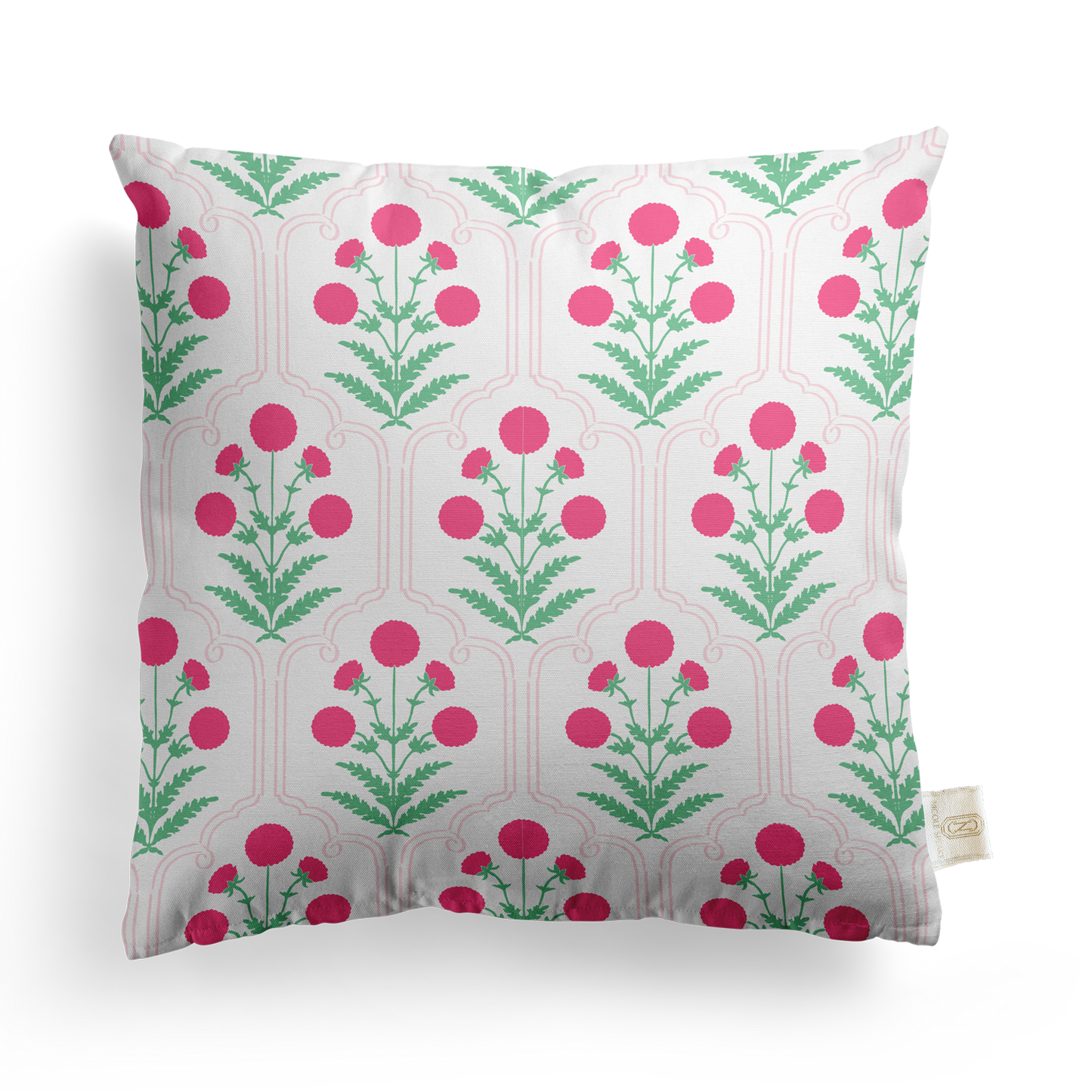Moroccan Floral Pillow Cover | Featuring Fiesta Colorway