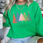 Most Wonderful Time Retro Christmas Trees Sweatshirt