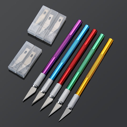 Multi color Useful Metal Handle Non Slip Knife