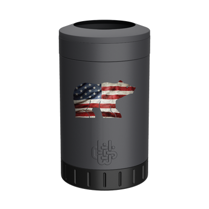Nicklaus Patriot Bear - 12oz Multi Can Cooler