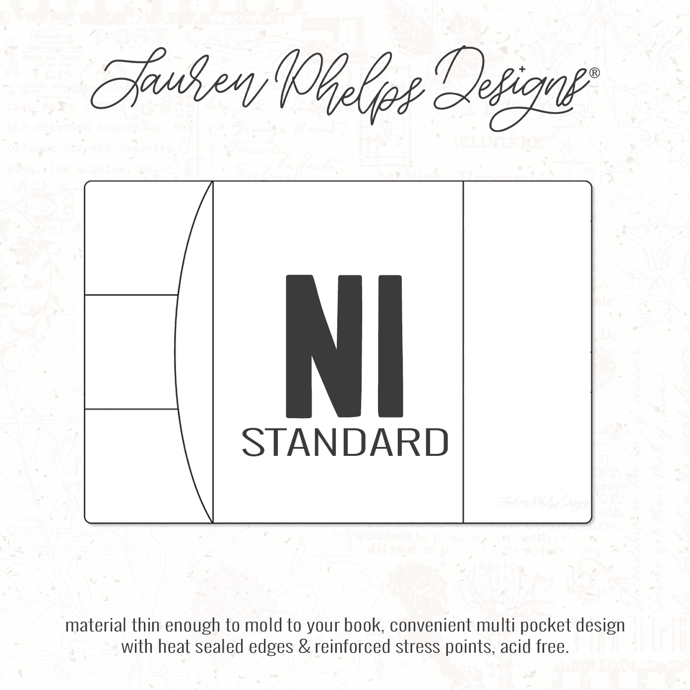 N1 Standard | Clear Soft Vinyl Notebook Cover | 3 sizes