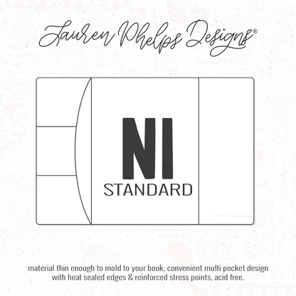 N1 Standard | Clear Soft Vinyl Notebook Cover | 3 sizes