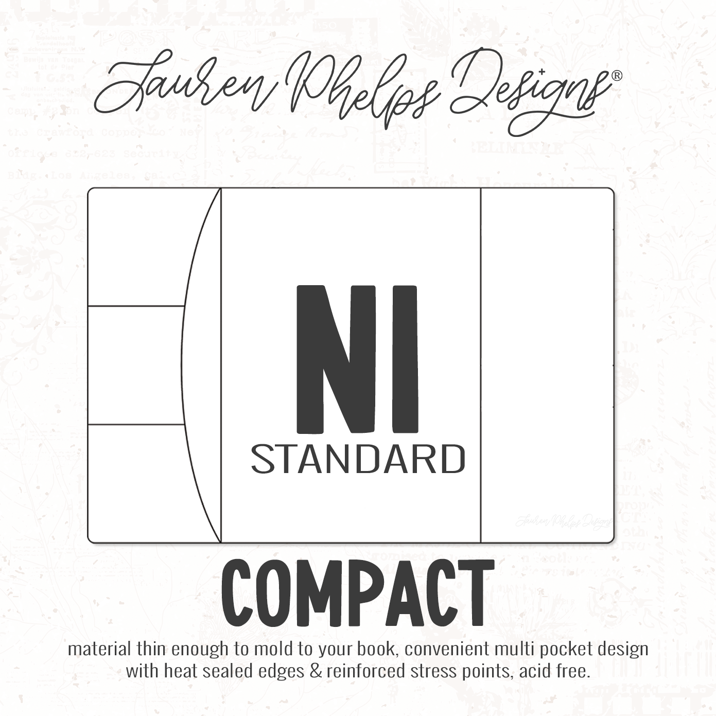 N1 Standard | Clear Soft Vinyl Notebook Cover | 3 sizes