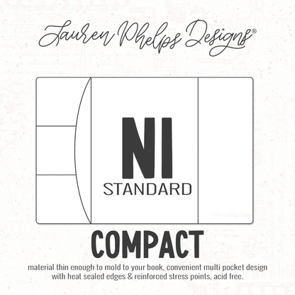 N1 Standard | Clear Soft Vinyl Notebook Cover | 3 sizes