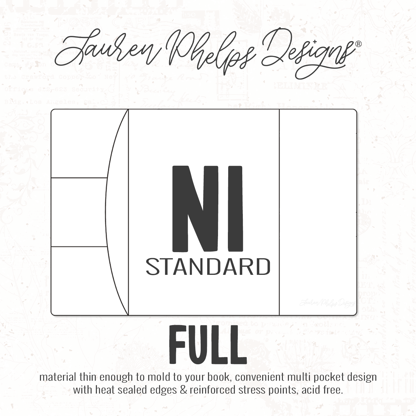 N1 Standard | Clear Soft Vinyl Notebook Cover | 3 sizes