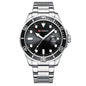 Men's large dial calendar watch