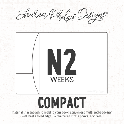 N2 Weeks | Clear Soft Vinyl Notebook Cover | 2 Sizes