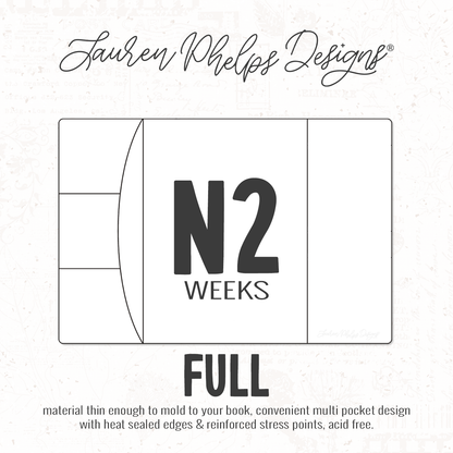 N2 Weeks | Clear Soft Vinyl Notebook Cover | 2 Sizes