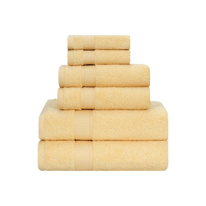 Turkish Cotton Full Bath Towel Set of 6 | Kitchen + Metal