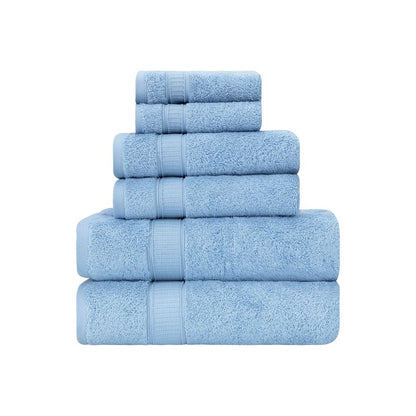 Turkish Cotton Full Bath Towel Set of 6 | Kitchen + Metal