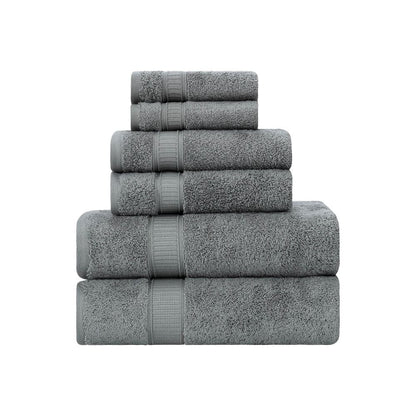 Turkish Cotton Full Bath Towel Set of 6 | Kitchen + Metal