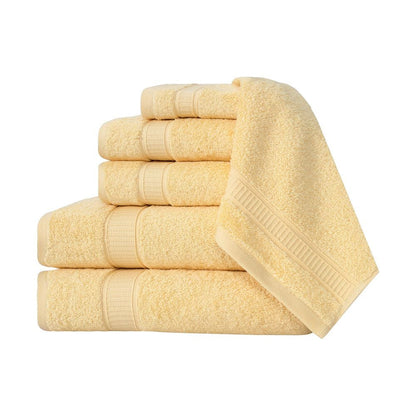 Turkish Cotton Full Bath Towel Set of 6 | Kitchen + Metal