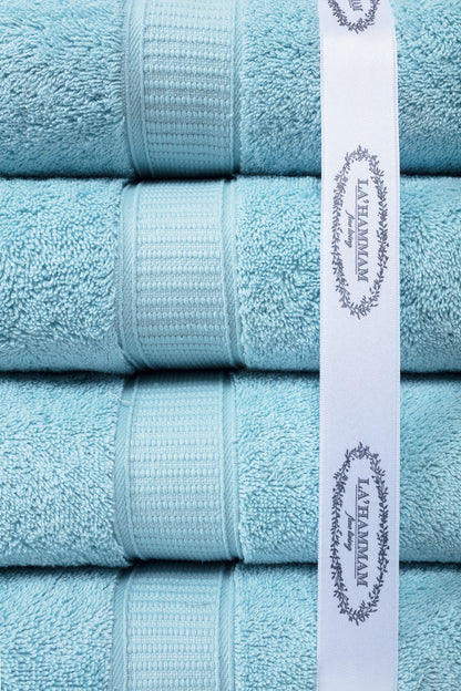 Turkish Cotton Full Bath Towel Set of 6 | Kitchen + Metal