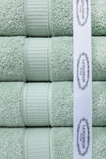 Turkish Cotton Full Bath Towel Set of 6 | Kitchen + Metal