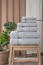 Turkish Cotton Full Bath Towel Set of 6 | Kitchen + Metal