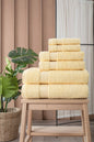 Turkish Cotton Full Bath Towel Set of 6 | Kitchen + Metal