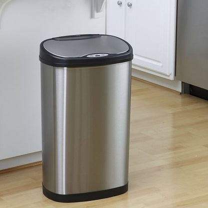Stainless Steel 13 Gallon Touchless Kitchen Trash Can | Kitchen [Metal] | Kitchen + Metal