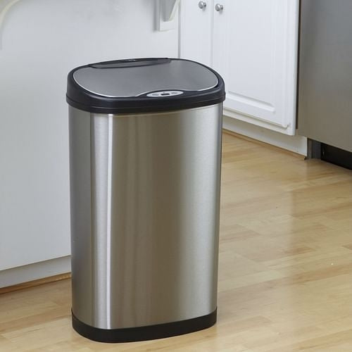 Stainless Steel 13 Gallon Touchless Kitchen Trash Can | Kitchen [Metal] | Kitchen + Metal