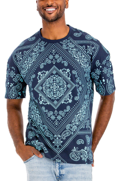 Paisley Print Tshirt | Apparel | Kitchen + Metal