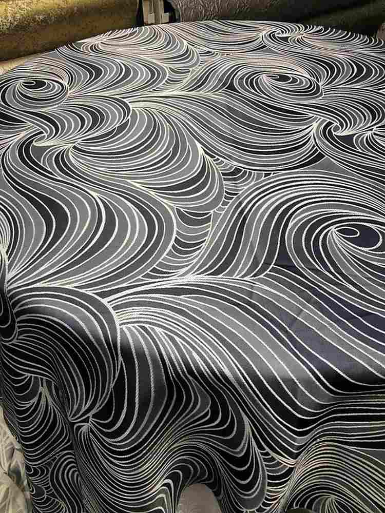 New Delhi Metallic Flower Jacquard - Custom Tablecloths