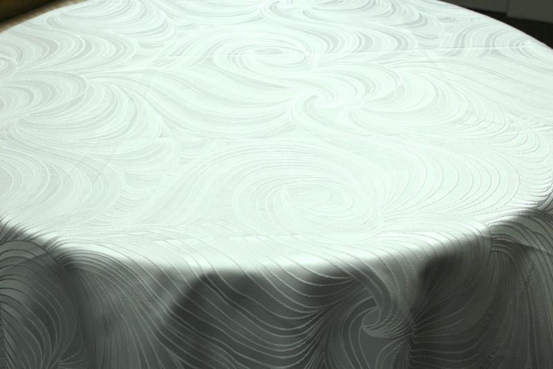 Crystal New Delhi Metallic Flower Jacquard - Custom Tablecloths