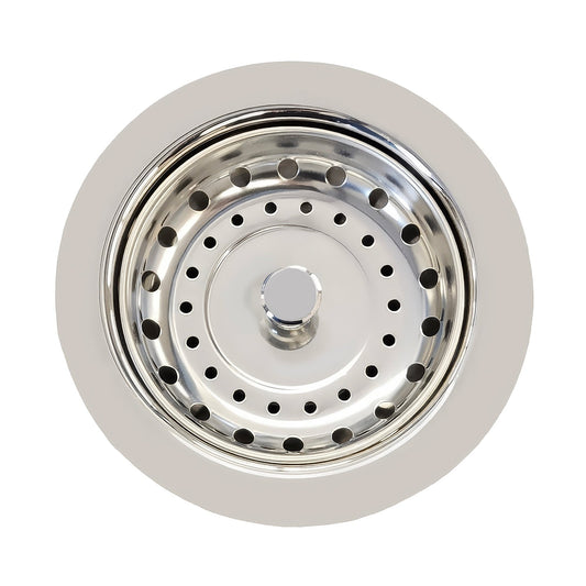 3 1/2" Basket strainer with lift stopper