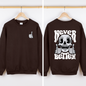 Never Better, Skeleton, Thumbs Up, Vibe, Mood Sweatshirt