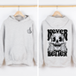 Never Better, Skeleton, Thumbs Up, Vibe, Mood, Graphic Hoodie, Hooded Sweatshirt