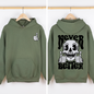 Never Better, Skeleton, Thumbs Up, Vibe, Mood, Graphic Hoodie, Hooded Sweatshirt