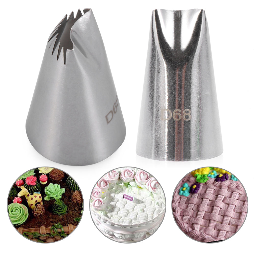 Lotus Flower Icing Piping Nozzles Tips Pastry