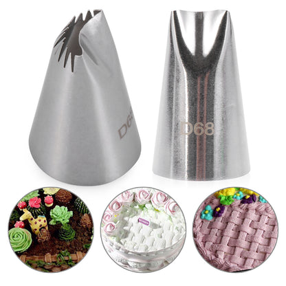 Lotus Flower Icing Piping Nozzles Tips Pastry