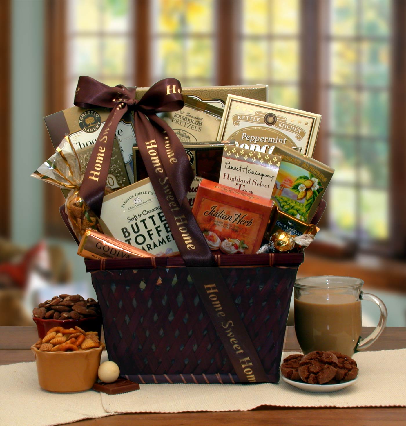 Home Is Where The Heart Is Housewarming Gift Basket- housewarming gift