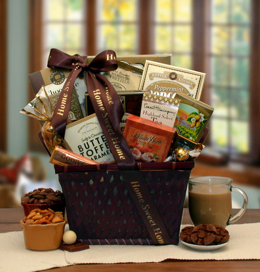 Home Is Where The Heart Is Housewarming Gift Basket- housewarming gift