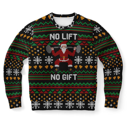 No Lift No Gift Christmas Sweatshirt