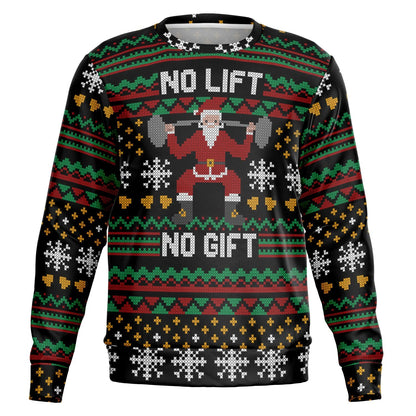 No Lift No Gift Christmas Sweatshirt