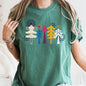 Noel Folk Art, Christmas, Snowflakes, Nordic, Comfort Colors Tshirt
