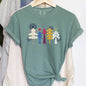 Noel Folk Art, Christmas, Snowflakes, Nordic, Comfort Colors Tshirt